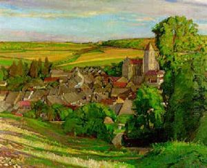 St. Seine L'abbaye by Albert Rutherston