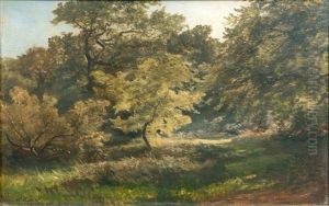 Herbstanfang Im Walde by Johann Valentin Ruths