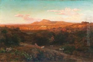 Abend Im Albaner Gebirge by Johann Valentin Ruths