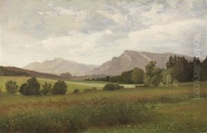Blick Auf Salzburg Und Die Berge, Von Maria Plain Aus Gesehen by Johann Valentin Ruths