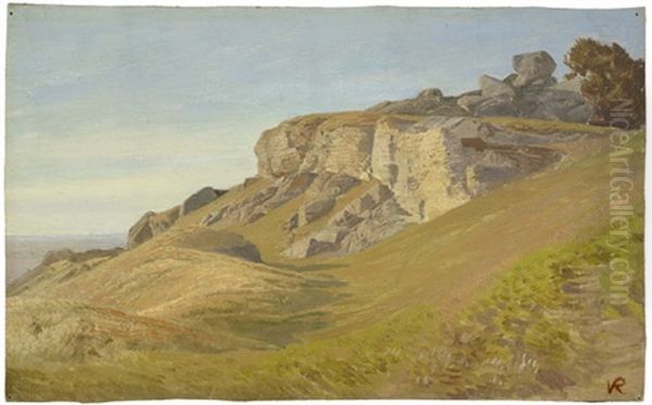 Harzlandschaft Mit Felsvorsprung - view 1