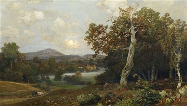 Hessische Morgenlandschaft - view 1