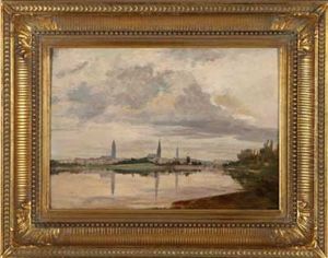 Blick Auf Hamburg by Johann Valentin Ruths