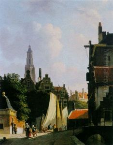A View Of Gouda by Johannes Rutten