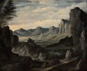 Paysage Aux Montagnes by Johannes Ruyscher