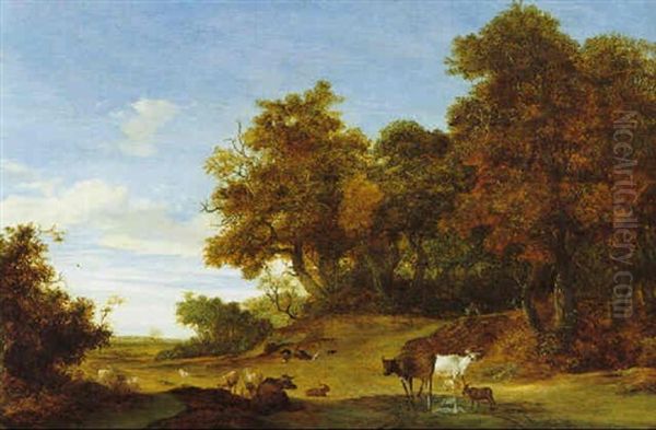 Waldlandschaft Mit Herde - view 1