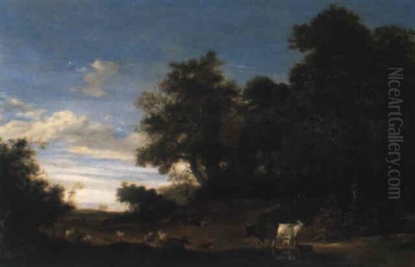 Le Repos Des Bergers Et De Leur Troupeau - view 1