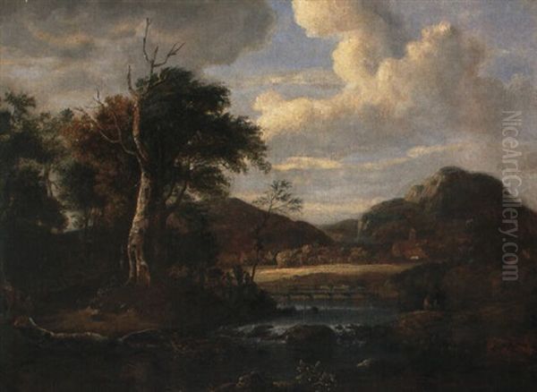 Landschaft An Einem Flus - view 1
