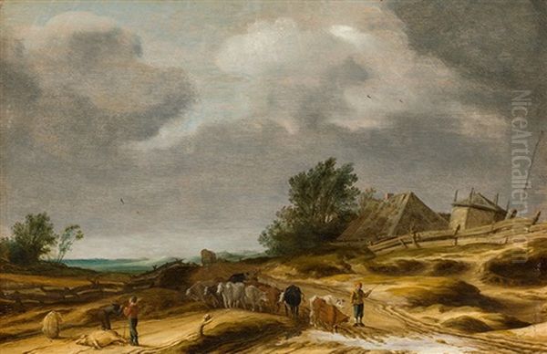Dune Landscape With Farmhouse - view 1