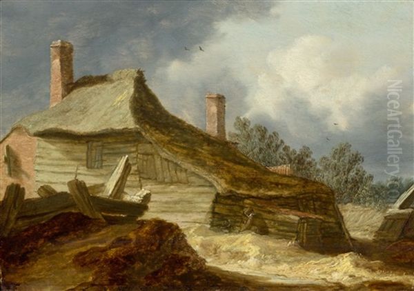 Peasant Cottage In A Landscape Of Dunes - view 1