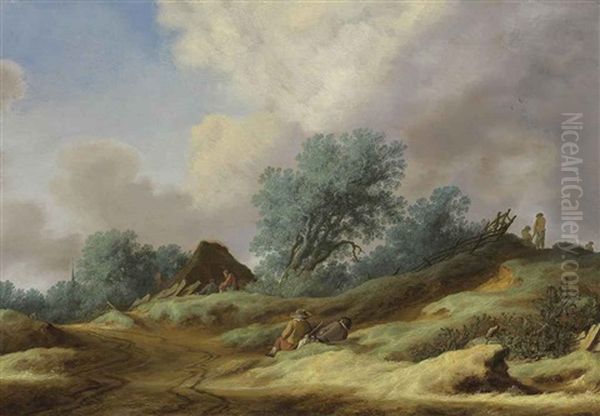 A Landscape With Peasants On A Dune - view 1