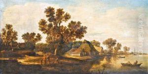 Vizparti Taj by Salomon van Ruysdael