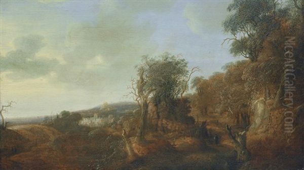 A Landscape With A Wanderer - view 1