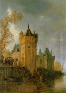 Le Donjon by Salomon van Ruysdael