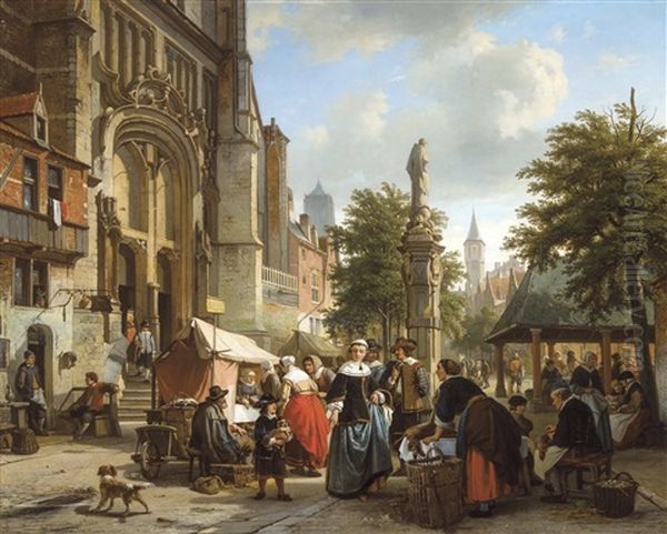Marche Pres De L'eglise Saint-paul A Anvers - view 1