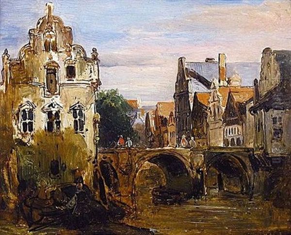 Vue D'une Ville Du Nord - view 1