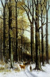 Environs D'anvers - Effet De Neige by Jean (Jan) Michael Ruyten