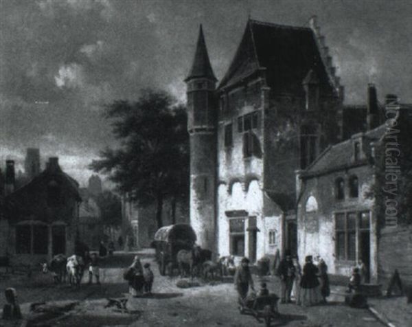 Street Scene, Antwerp - view 1