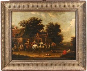 A Village Scene A Village Scene