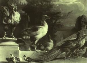 Giardino Con Volatili by Pieter van Ruyven