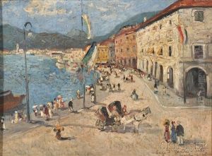 Lago D Gardi Salo by Hans Ruzicka-Lautenschlaeger