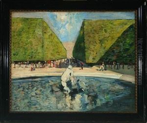 Parade At Schonbrunn by Hans Ruzicka-Lautenschlaeger