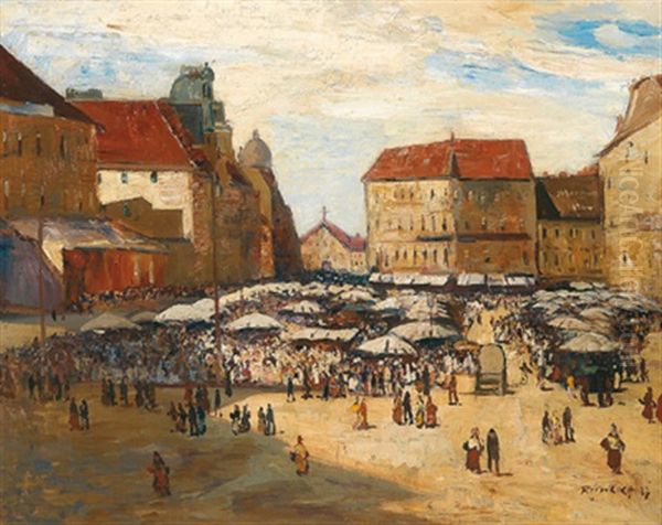Markttag In Einer Stadt - view 1