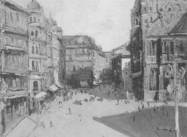 Stephansplatz, Wien 1929 - view 1