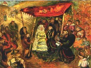 Jewish Wedding by Issachar ber Ryback