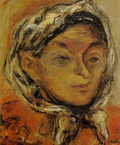 Woman With A Headscarf by Issachar ber Ryback