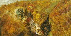 Coq Et Poules by Issachar ber Ryback