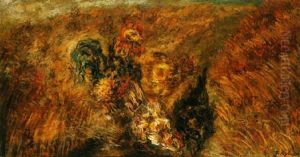 Coq Et Poules by Issachar ber Ryback