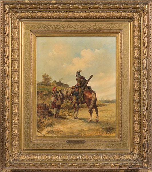 Armored Rider With Horse - view 1