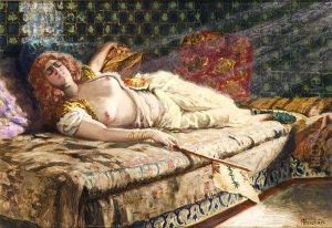 Odalisca by Pierre Francois Bouchard