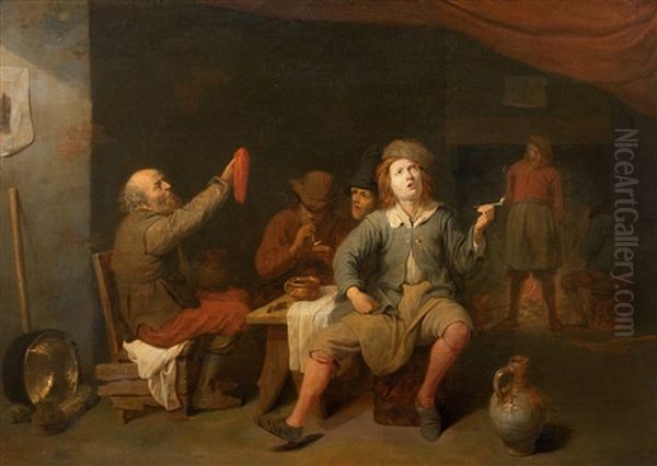 Les Fumeurs Dans Une Taverne - view 1