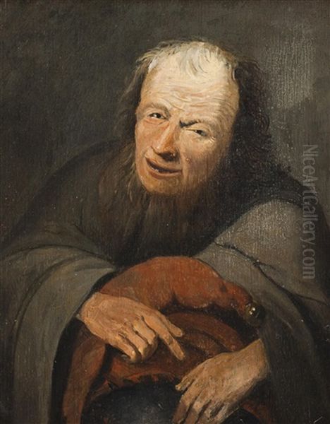 Man With Water Skin - view 1