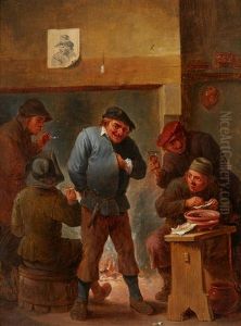 Scene De Taverne by David Ryckaert III