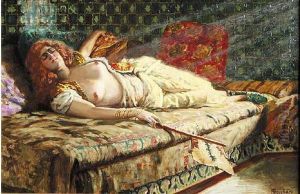 Odalisque by Pierre Francois Bouchard