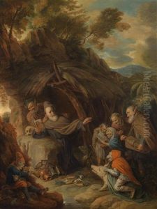 Die Versuchung Des Heiligen Antonius by David Ryckaert III