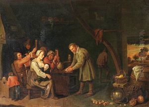 Hollandisches Interieur Mit Personen Hollandisches Interieur Mit Personen