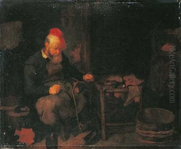 Schuster In Seiner Werkstatt - view 1