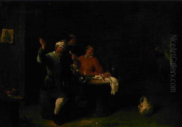 Fumeurs Dans Une Taverne - view 1