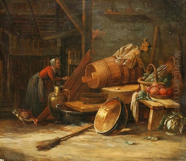Kucheninterieur Mit Magd - view 1