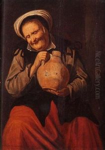 Femme Portant Un Pot