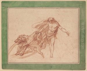 Actaeon With Three Hunting Dogs