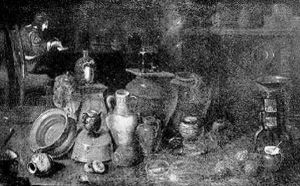 The Interior Of An Apothecary's Home