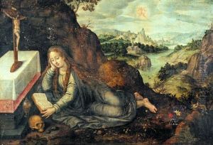 Marie-madeleine Repentante Dans Un Paysage