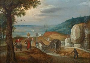 Le Depart Pour Le Marche by Marten Ryckaert