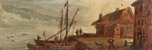 Zwei Kleine Landschaften by Marten Ryckaert