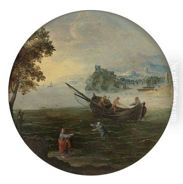 Le Christ Appelant Pierre Sur Les Eaux - view 1